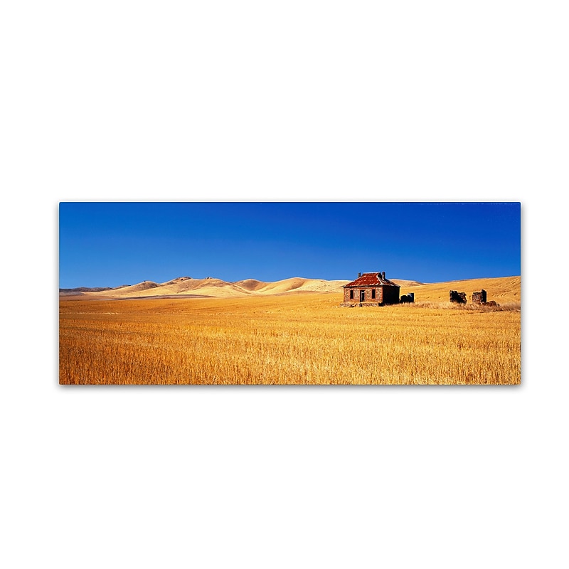 Trademark David Evans "Burra Homestead-SA" Gallery-Wrapped Canvas Art, 8" x 24" image 1