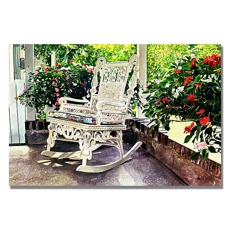 Trademark David Lloyd Glover "Summer Sun Porch" Gallery-Wrapped Canvas Art, 22" x 32" image 1