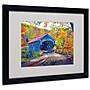 Trademark David Lloyd Glover "Fall Comes to Downer" Art, White Matte W/Black Frame, 16" x 20"~#|#~m001697316_sc7