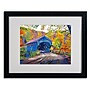 Trademark David Lloyd Glover "Fall Comes to Downer" Art, White Matte W/Black Frame, 16" x 20"~#|#~m001697317_sc7