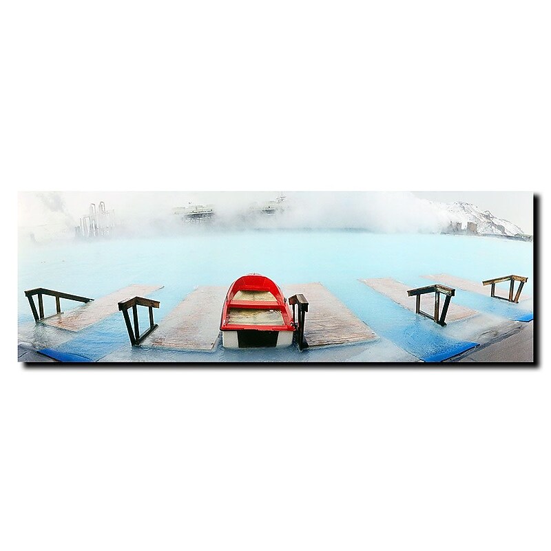 Trademark Preston "Iceland" Gallery-Wrapped Canvas Art, 12" x 32" image 1