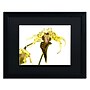 Trademark Kurt Shaffer "Wild Looking Orchid" Art, Black Matte With Black Frame, 16" x 20"~#|#~m001697901_sc7