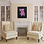 Trademark Kurt Shaffer "Happy Orchids" Art, Black Matte With Black Frame, 16" x 20"~#|#~m001697961_sc7