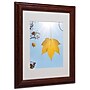 Trademark Kurt Shaffer "Autumn Inspiration" Art, White Matte With Wood Frame, 11" x 14"~#|#~m001698031_sc7