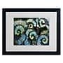 Trademark Kurt Shaffer "Escargo Begonia Leaves" Art, White Matte With Black Frame, 16" x 20"~#|#~m001698144_sc7