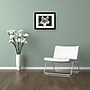 Trademark Kurt Shaffer "Irridesence" Art, White Matte With Black Frame, 16" x 20"~#|#~m001698259_sc7