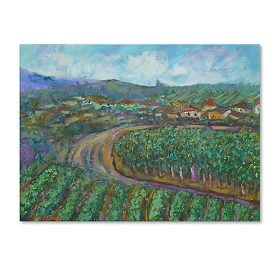 Trademark Manor Shadian "Cherry Trees and Strawb..." Gallery-Wrapped Canvas Art, 14" x 19"