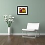 Trademark Rio "Flowers" Art, White Matte With Black Frame, 11" x 14"~#|#~m001698450_sc7