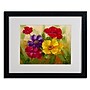 Trademark Rio "Flowers" Art, White Matte With Black Frame, 16" x 20"~#|#~m001698452_sc7