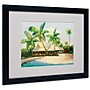 Trademark Rio "Hidden Cove" Art, White Matte With Black Frame, 16" x 20"~#|#~m001698464_sc7