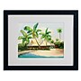 Trademark Rio "Hidden Cove" Art, White Matte With Black Frame, 16" x 20"~#|#~m001698465_sc7