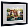 Trademark Rio "On Hollydays" Art, White Matte With Black Frame, 16" x 20"~#|#~m001698477_sc7