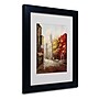 Trademark Rio "Sunday Morning in Bari Italy" Art, White Matte With Black Frame, 11" x 14"~#|#~m001698503_sc7