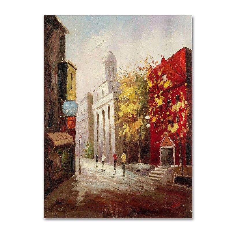 Trademark Rio "Sunday Morning in Bari Italy" Gallery-Wrapped Canvas Art, 35" x 47" image 1