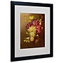 Trademark Rio "Still Life with Grapes" Art, White Matte With Black Frame, 16" x 20"~#|#~m001698519_sc7