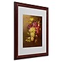 Trademark Rio "Still Life with Grapes" Art, White Matte With Wood Frame, 16" x 20"~#|#~m001698527_sc7