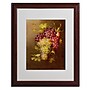 Trademark Rio "Still Life with Grapes" Art, White Matte With Wood Frame, 16" x 20"~#|#~m001698528_sc7