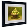 Trademark Rio "Still Life with Pears" Art, White Matte With Black Frame, 11" x 14"~#|#~m001698529_sc7