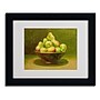 Trademark Rio "Still Life with Pears" Art, White Matte With Black Frame, 11" x 14"~#|#~m001698530_sc7