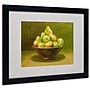 Trademark Rio "Still Life with Pears" Art, White Matte With Black Frame, 16" x 20"~#|#~m001698532_sc7