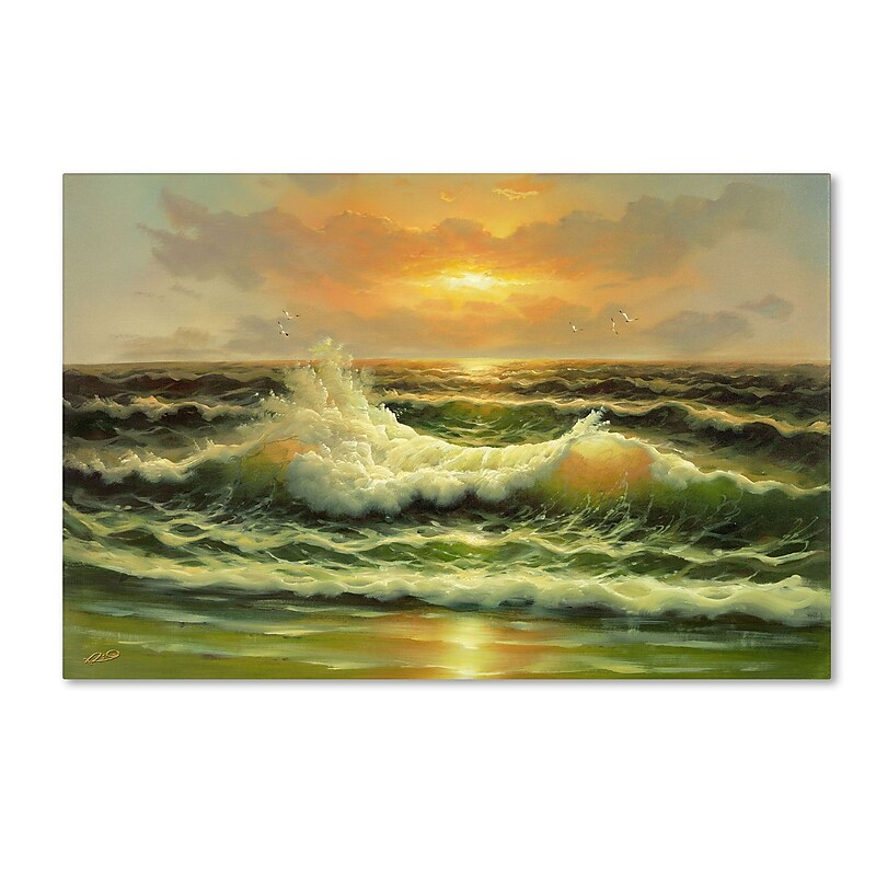 Trademark Rio "Sunset" Gallery-Wrapped Canvas Art, 16" x 24" image 1