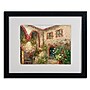 Trademark Rio "Tuscany Courtyard" Art, White Matte With Black Frame, 16" x 20"~#|#~m001698559_sc7
