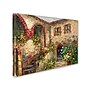 Trademark Rio "Tuscany Courtyard" Gallery-Wrapped Canvas Art, 18" x 24"~#|#~m001698561_sc7