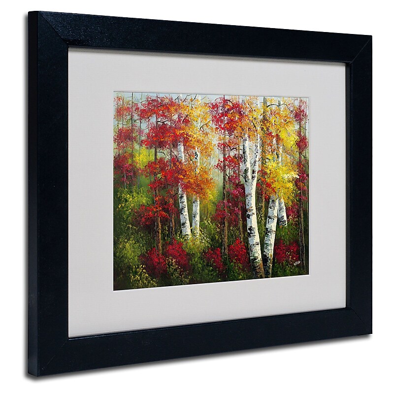 Trademark Rio "Indian Summer" Art, White Matte With Black Frame, 11" x 14" image 1