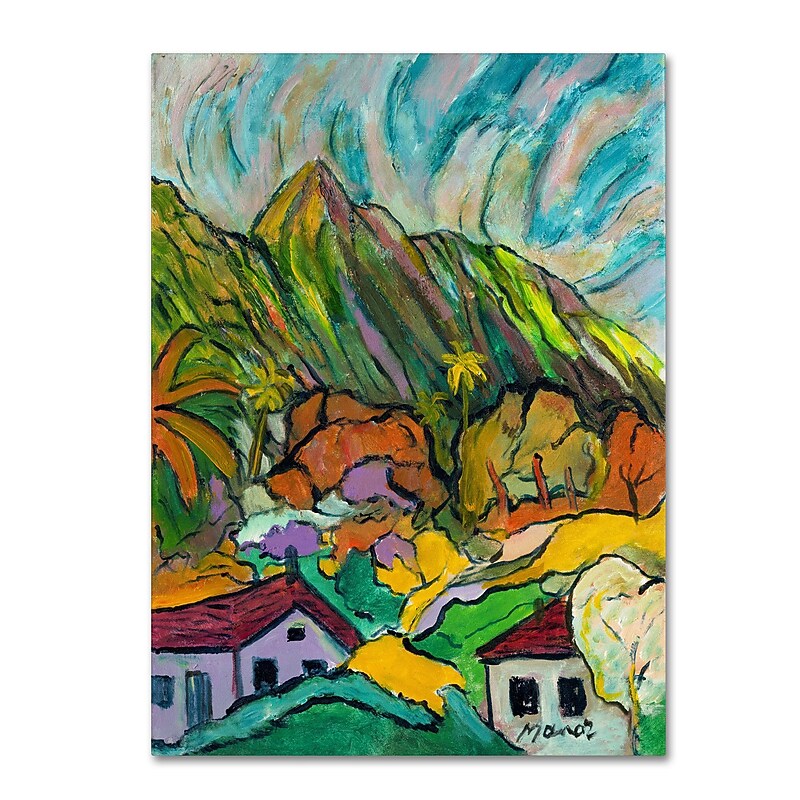 Trademark Manor Shadian "Maui Peaks" Gallery-Wrapped Canvas Art, 24" x 32" image 1