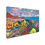 Trademark Manor Shadian "Winding Path by Ocean" Gallery-Wrapped Canvas Art, 35" x 47"~#|#~m001698928_sc7