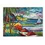 Trademark Manor Shadian "Hanna Bay 2" Gallery-Wrapped Canvas Art, 14" x 19"~#|#~m001698953_sc7