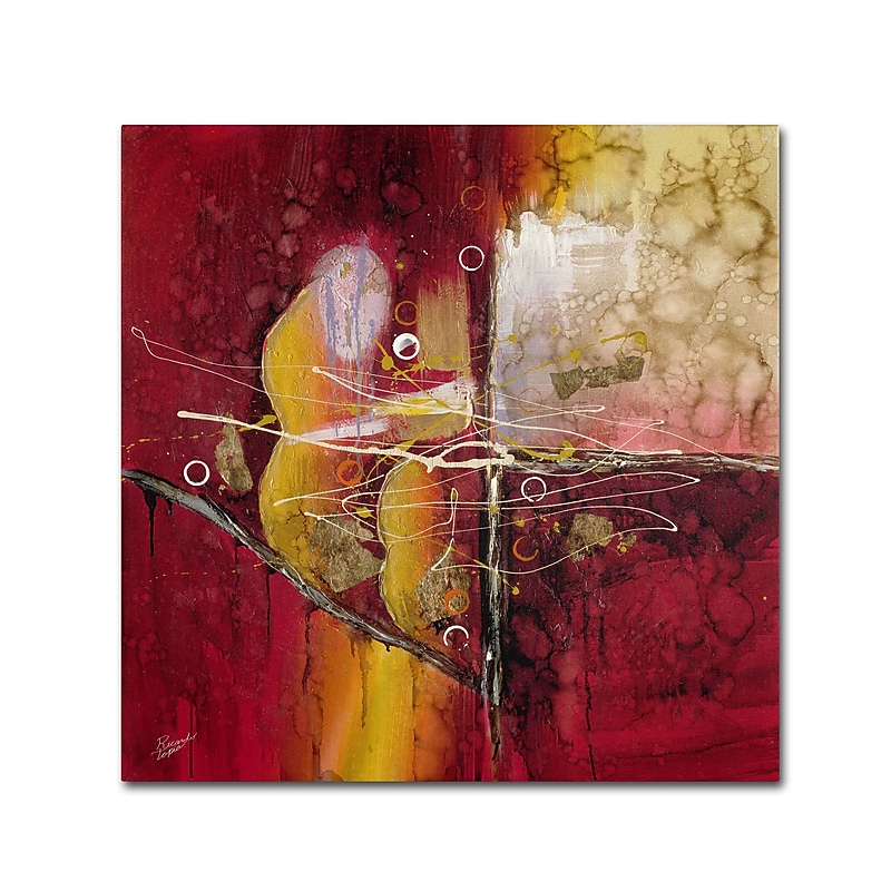 Trademark Ricardo Tapia "Dots" Gallery-Wrapped Canvas Art, 14" x 14" image 1