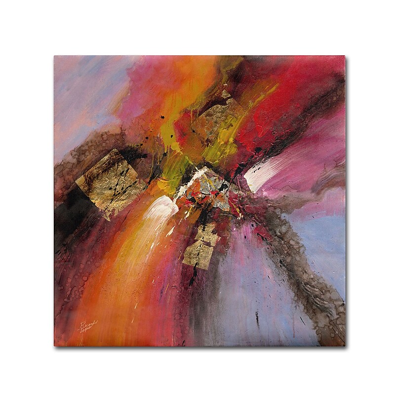 Trademark Ricardo Tapia "Sunset" Gallery-Wrapped Canvas Art, 18" x 18" image 1