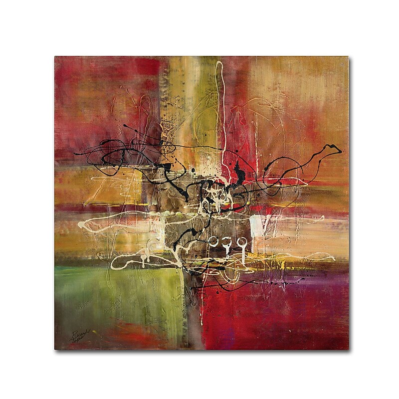 Trademark Ricardo Tapia "Round and Round "Gallery-Wrapped Canvas Art, 24" x 24" image 1
