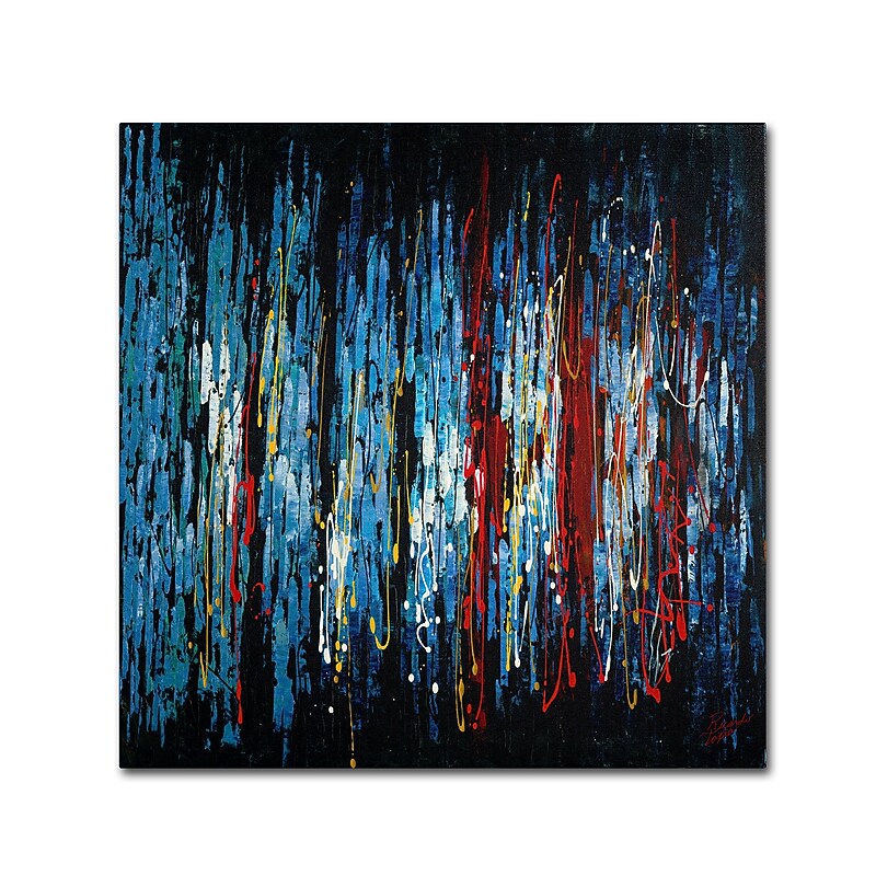 Trademark Ricardo Tapia "Miami" Gallery-Wrapped Canvas Art, 14" x 14" image 1