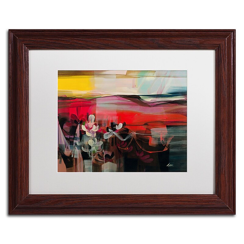 Trademark Andrea "Amhaus II" Art, White Matte With Wood Frame, 11" x 14" (MA0484-W1114MF) image 1