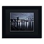 Trademark David Ayash "Jane"s Carousel, Brooklyn Bridge" Art, Black Matte W/Black Frame, 11" x 14"~#|#~m001699214_sc7