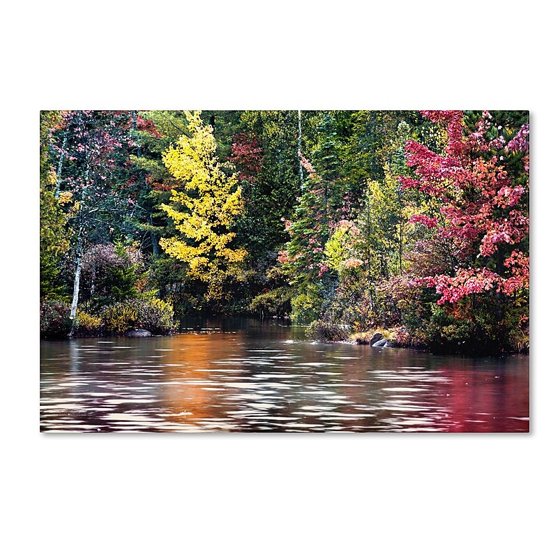 Trademark David Ayash "Adirondacks" Gallery-Wrapped Canvas Art, 30" x 47" image 1