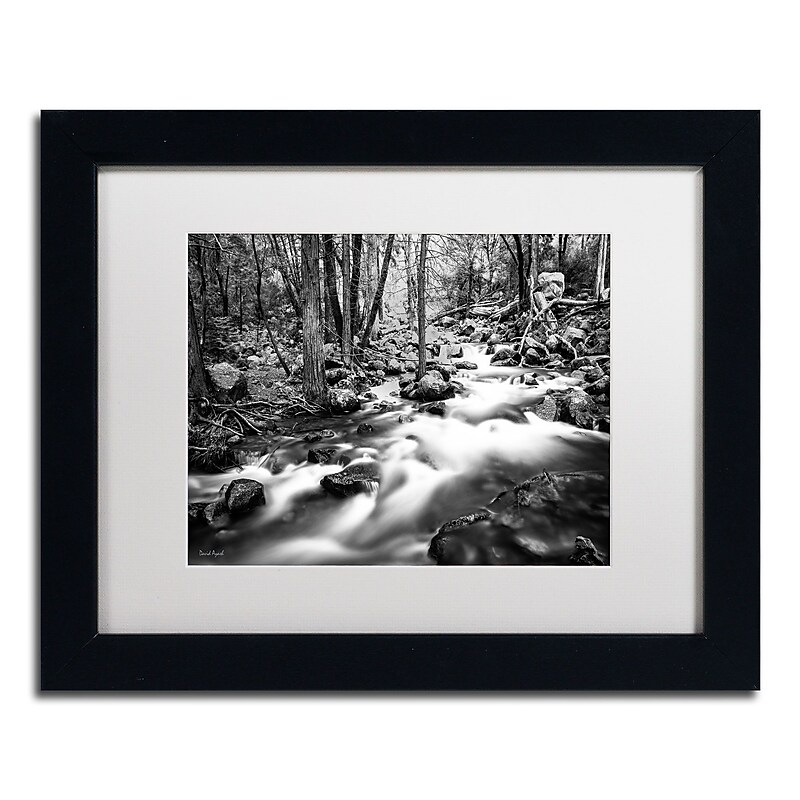 Trademark David Ayash "Yosemite...California-I" Art, White Matte With Black Frame, 11" x 14" image 1