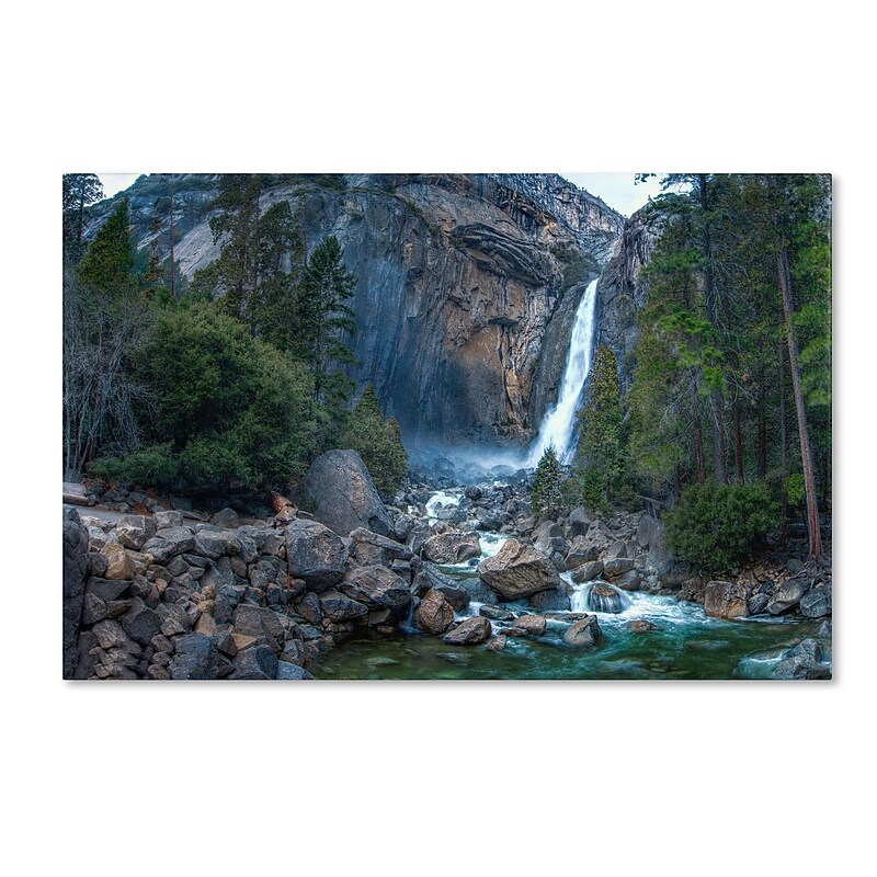 Trademark David Ayash "Yosemite National Park - California-IV" Gallery-Wrapped Canvas Art, 12" x 19" image 1