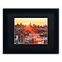 Trademark David Ayash "Midtown Sunset" Art, Black Matte With Black Frame, 11" x 14"~#|#~m001699461_sc7
