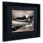 Trademark David Ayash "NYC" Art, Black Matte With Black Frame, 11" x 14"~#|#~m001699596_sc7