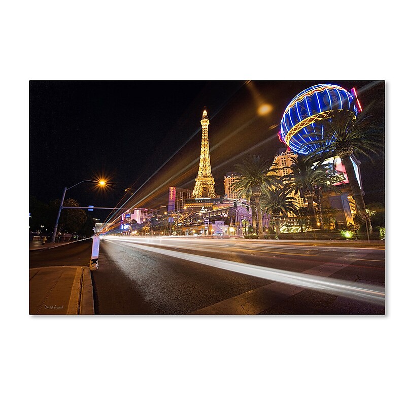 Trademark David Ayash "Las Vegas Blvd." Gallery-Wrapped Canvas Art, 16" x 24" image 1