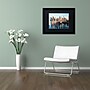 Trademark David Ayash "Brooklyn Bridge Park and... - I" Art, Black Matte W/Black Frame, 16" x 20"~#|#~m001699633_sc7