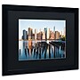 Trademark David Ayash "Brooklyn Bridge Park and... - I" Art, Black Matte W/Black Frame, 16" x 20"~#|#~m001699638_sc7