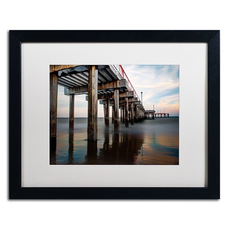 Trademark David Ayash "Coney Island - Brooklyn, NY I" Art, White Matte With Black Frame, 16" x 20" image 1