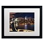 Trademark David Ayash "Midtown Over the East River-III" Art, White Matte With Black Frame, 16" x 20"~#|#~m001699958_sc7
