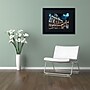 Trademark David Ayash "Grand ...42nd. Street - Manhattan" Art, Black Matte W/Black Frame, 16" x 20"~#|#~m001700030_sc7