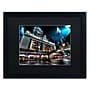 Trademark David Ayash "Grand ...42nd. Street - Manhattan" Art, Black Matte W/Black Frame, 16" x 20"~#|#~m001700034_sc7