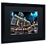 Trademark David Ayash "Grand ...42nd. Street - Manhattan" Art, Black Matte W/Black Frame, 16" x 20"~#|#~m001700035_sc7